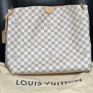 The Graceful MM hobo in fresh Damier Azur canvas - NEW